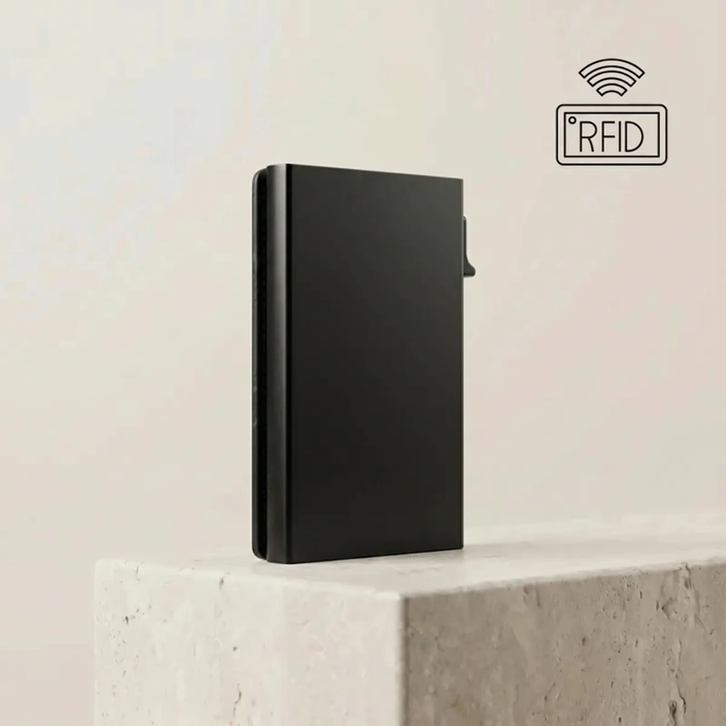 SafeWallet – Porte-cartes à éjection par le haut